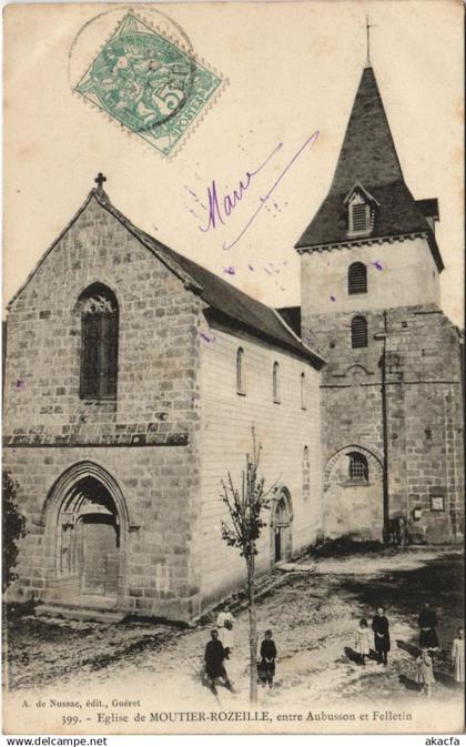 CPA MOUTIER-d'AHUN Eglise - Entre Aubusson et Felletin (1143962)