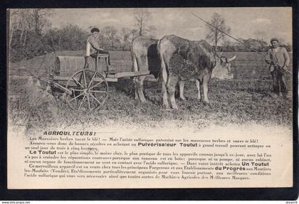 85 MOUTIERS LES MAUXFAITS - Pulvérisateur TOUTUT - Agriculture