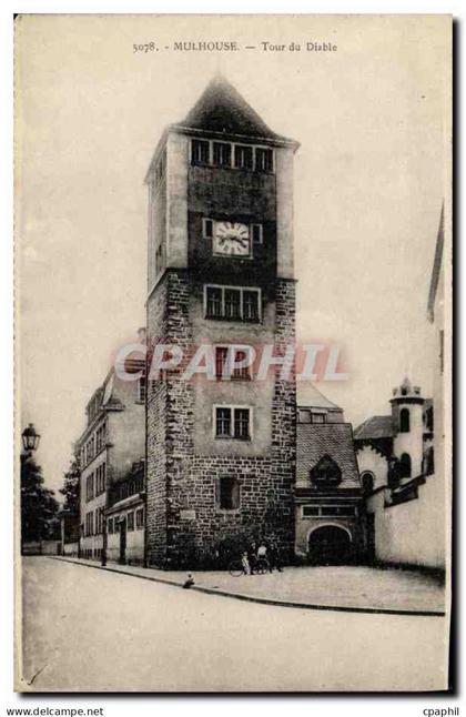 CPA Mulhouse Tour du Diable