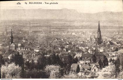 CPA Mulhouse Vue generale
