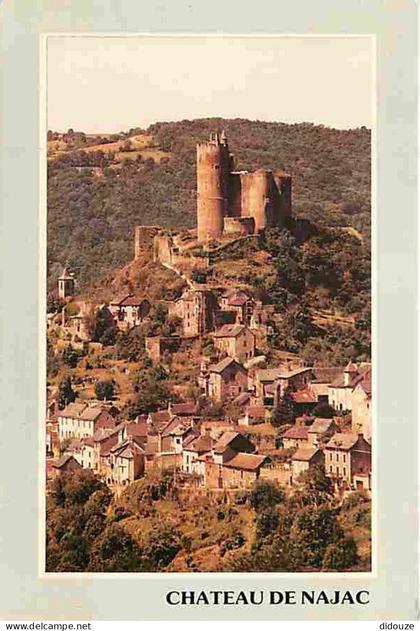 Carte Postale - 12 - Najac - Perché sur un piton rocheux le bourg de Najac dominé par son château - CPM - Voir Scans Rec