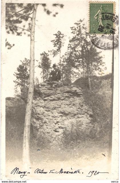 Carte PHOTO Ancienne de  NANCY - Plateau de MAXEVILLE, 1920