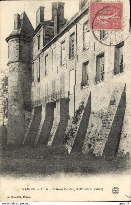 CPA Nangis Ancien Chateau Feodal XIII siecle Midi