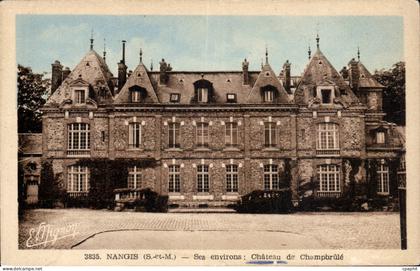Nangis - Chateau de Champbrule - CPA