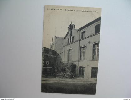 CPA  Nanterre Oratoire et Grotte  de Sainte-Geneviève