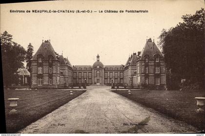 CPA Environs de Neauphle le Chateau S et O Le Chateau de Pontchartrain