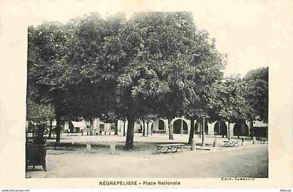 Carte Postale Ancienne - 82 - Nègrepelisse - Place Nationale - CPA - Voir Scans Recto-Verso - Poscard - Carta Postal -