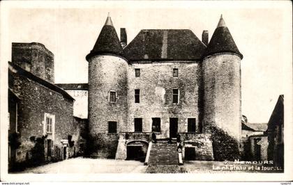 CPA Nemours Le Chateau et la tour