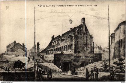 CPA NÉRAC - Chateau d'Henri IV a Nerac (638717)