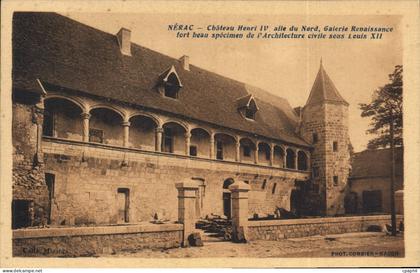CPA Nerac Chateau Henri IV alle du Nord