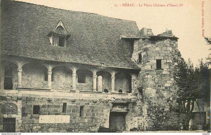 CPA Nerac le Vieux Chateau d'Henri IV