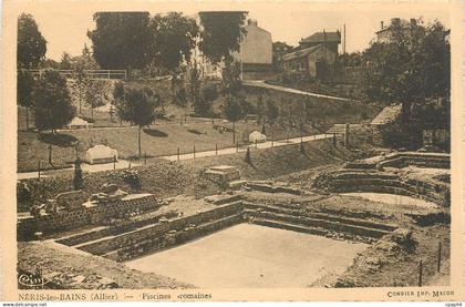 CPA Neris les Bains Allier Piscines Romaines