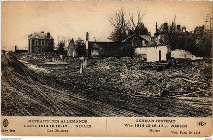 CPA Nesle les ruines (1498106)