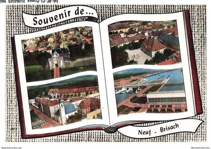 DG-BFP1-0291-68 - NEUF-BRISACH - Porte de colmar - La place de l'hotel de ville vogelgrun