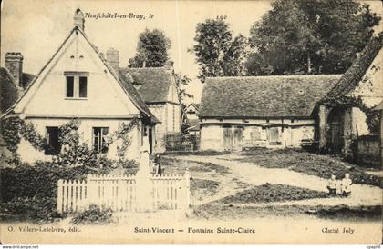 CPA Neuchatel en Bray Saint Vincent Fontaine Sainte Claire