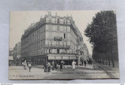 Neuilly sur Seine, rue de Sablonville et avenue de Neuilly, Hauts de Seine 92