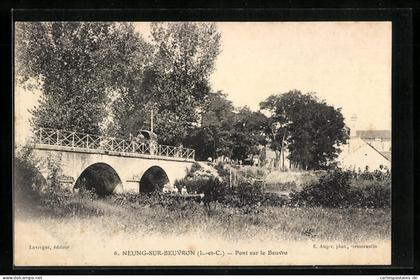 CPA Neung-sur-Beuvron, Pont sur le Beuvron