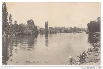 CPA NEUVILLE-SUR-OISE - L'OISE A NEUVILLE - BLANCHISSEUSES