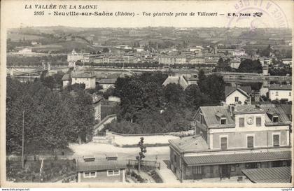 CPA La Vallee De La Saone Neuville Sur Saone Vue generale prise de Villevert