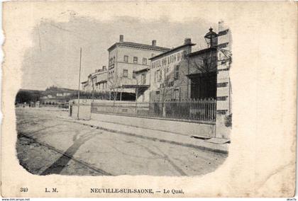 CPA NEUVILLE-sur-SAONE - Le Quai (573252)