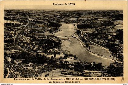 CPA NEUVILLE-sur-SAONE - Panorama sur la Vallée de la Saone (692788)