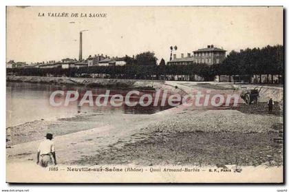 CPA Neuville sur Saone Rhone Quai Armand Barbes