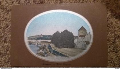 CPA NEVERS NIEVRE LA TOUR GOGUIN GENRE CADRE ED F ROBLIN