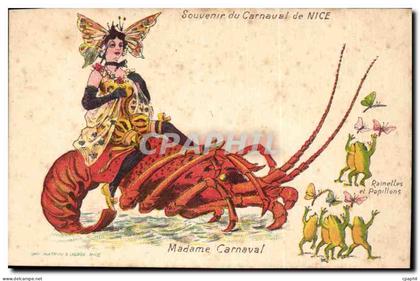 Nice - Souvenir du Carneval de Nice - Madame Carneval - CPA