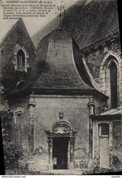 CPA Nogent Le Rotrou Chapelle funeraire