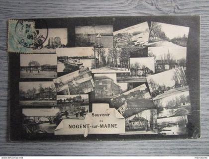 Cpa Nogent sur marne(94) multivue