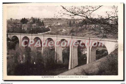 CPA Nontron Perspective Des Deux Viaducs