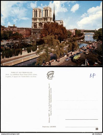 CPA Paris Kathedrale Notre-Dame - Seine 1971
