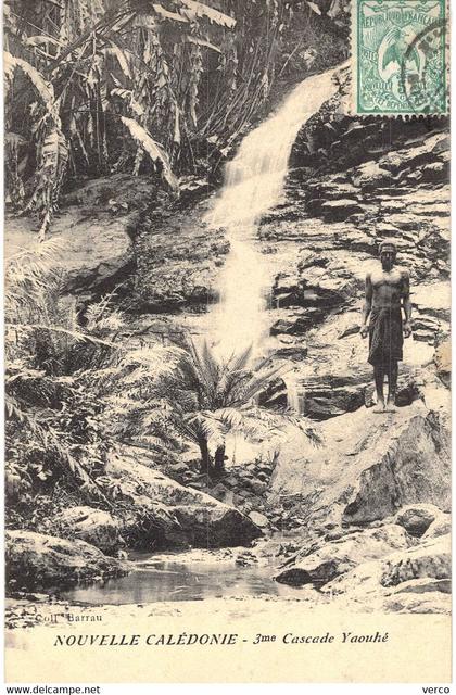 Carte POSTALE  Ancienne  de  NOUVELLE CALEDONIE - Cascade YAOUHE