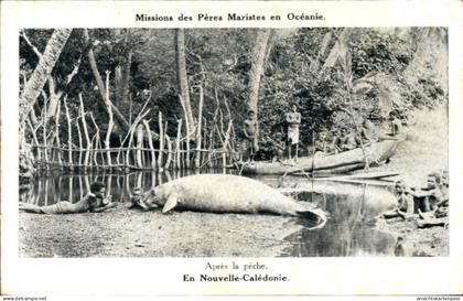 CPA Neukaledonien, Nach dem Fischfang, Missionen der Maristenväter in Ozeanien