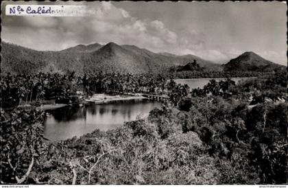 CPA Tiouandé Neukaledonien, Landschaftspanorama