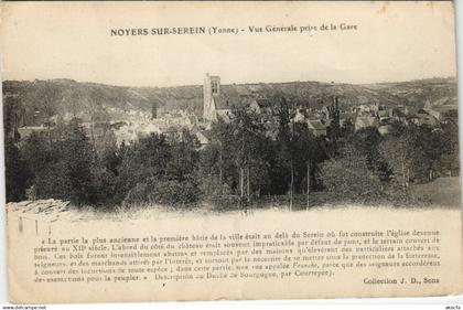 CPA NOYERS-sur-SEREIN Vue Generale prise de la Gare (1197539)