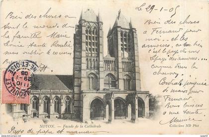 CPA Noyon Facade de la Cathedrale