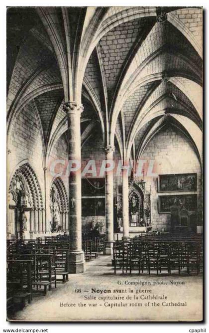 Noyon CPA Salle capitulaire de la cathedrale