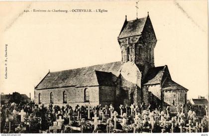 CPA Env. de CHERBOURG - OCTEVILLE - L'Église (245933)