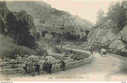 Carte Postale Ancienne - 83 - Ollioules - Les Gorges - Animée - CPA - Voir Scans Recto-Verso - Poscard - Carta Postal -