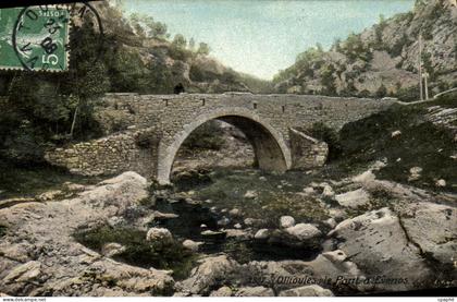 CPA Ollioules Le pont d'Evenos