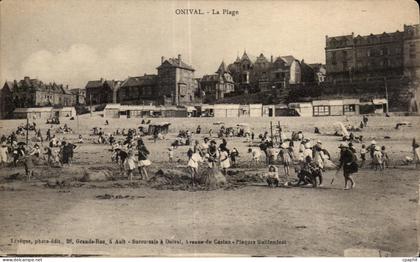 CPA Onival La Plage Enfants