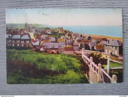 Cpa Onival sur mer (80) vue sur Ault