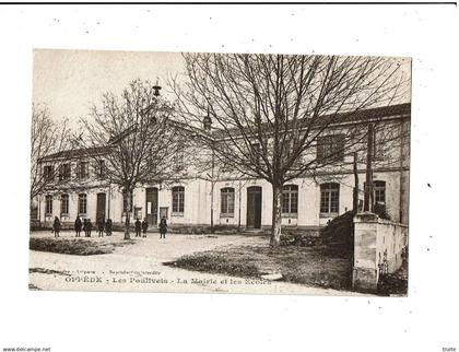 OPPEDE-LE-VIEUX LES POLIVETS LA MAIRIE ET LES ECOLES