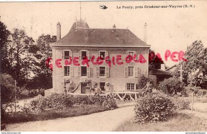 87 - ORADOUR SUR VAYRES-  LE PONTY