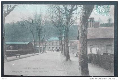 14 Orbec ORBEC - La Gare boulevard de la allee arbre gare D14D K14478K C14478C RH012809