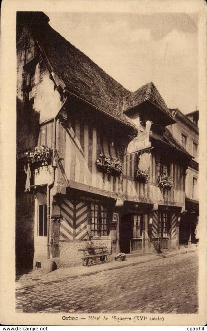 Orbec en Auge - L'Hotel - La Normandie - CPA