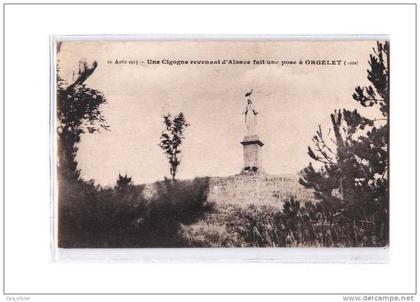 39 ORGELET Vierge, Cigogne revenant d'Alsace, 10-08-1915, ed ?, 191?