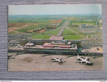 Cpsm Orly aéroport(94)vue aérienne