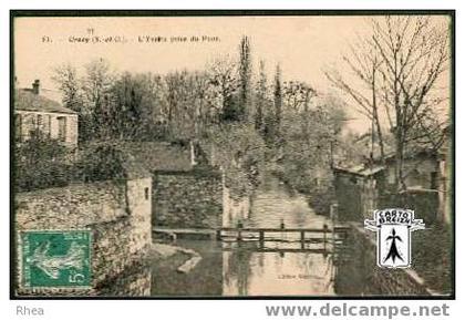91 Orsay - 53 - Orsay (S-et-O) - L'Yvette prise du Pont - cpa